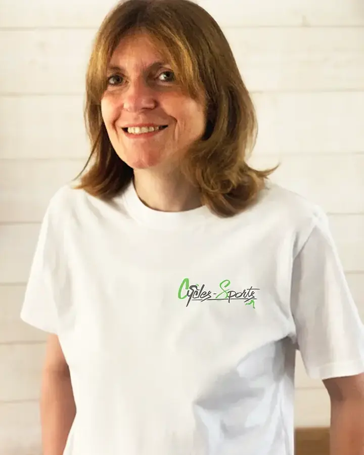 Gislaine, assistante de direction chez Cycles Sports